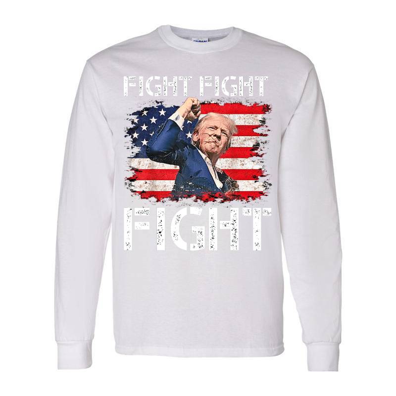 Trump Fight Long Sleeve Shirt