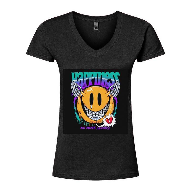 Happiness V-Neck T-Shirt