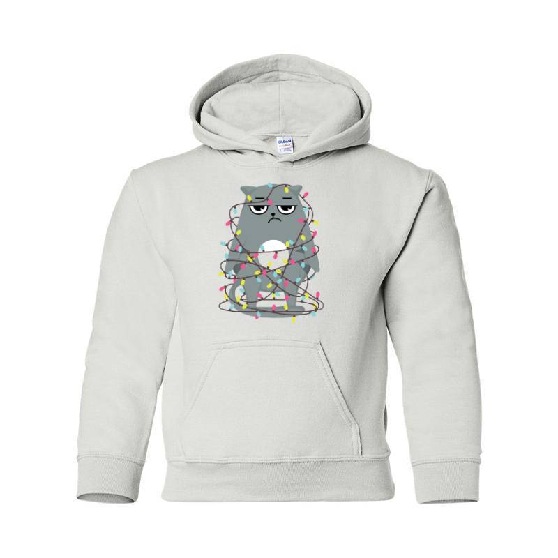 Cristmas cat Hooded Sweatshirt