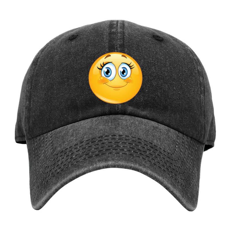 Cute Smiley Emoji Baseball Cap