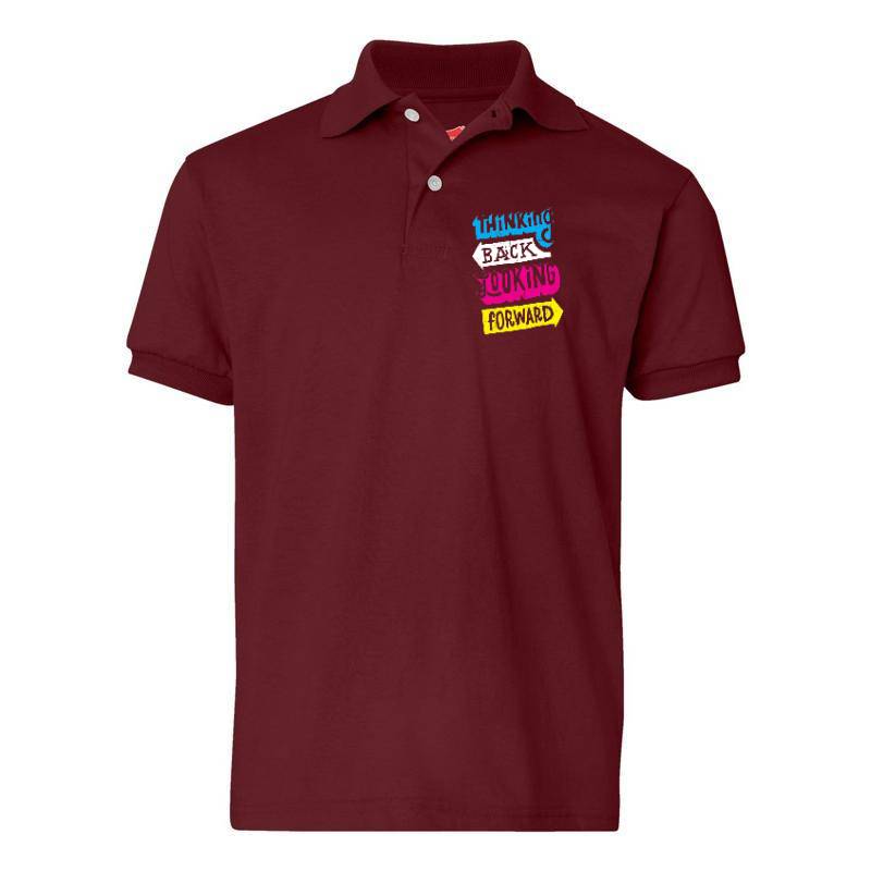 Thinking Back Looking Forward Polo T-Shirt