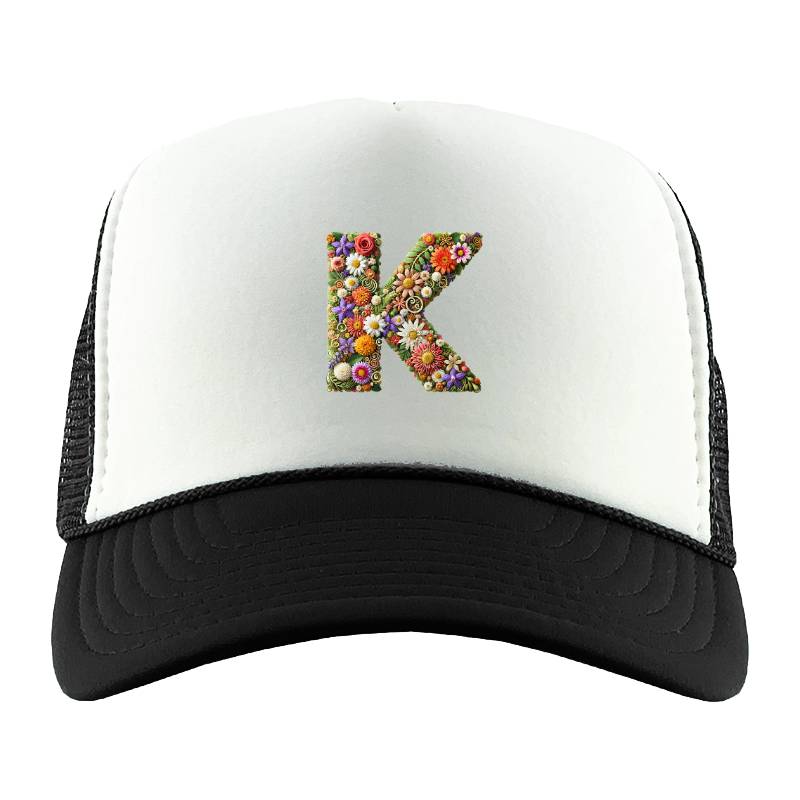 Letter K Trucker Hat