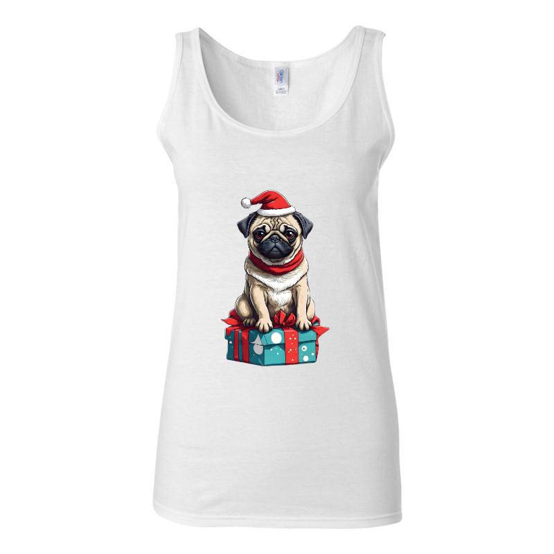 Christmas Dog Tank Top T-Shirt