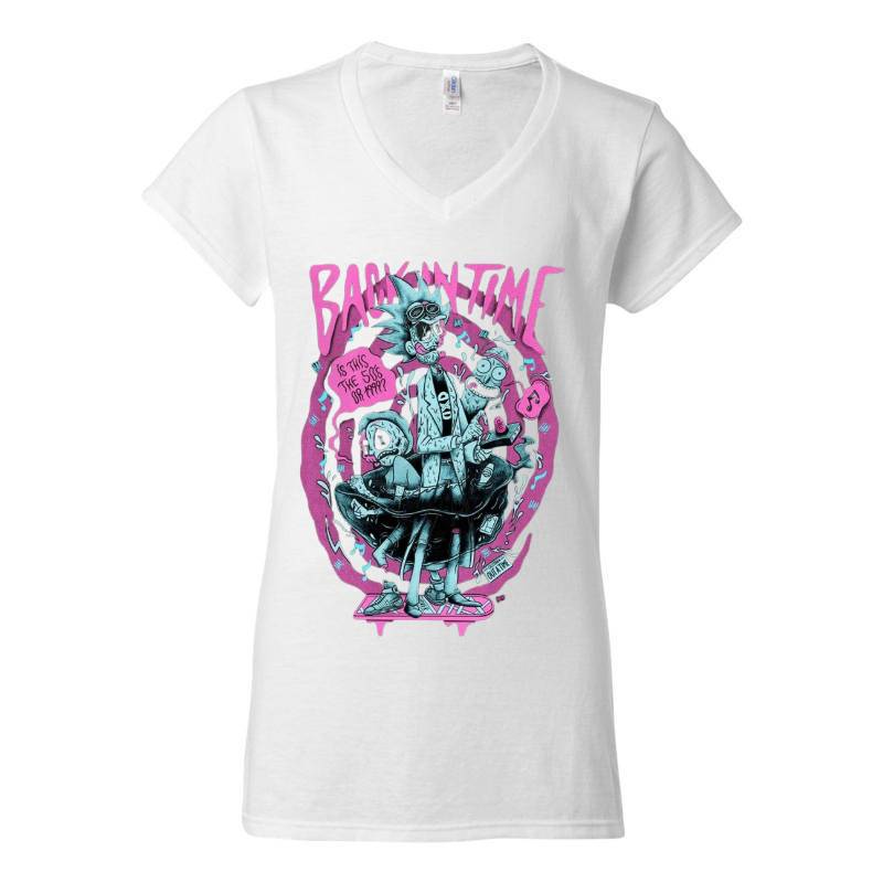 Ricky and Morty V-Neck T-Shirt