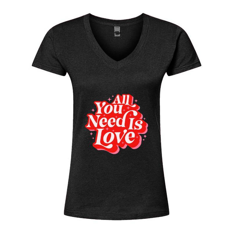 Valentine's Day V-Neck T-Shirt