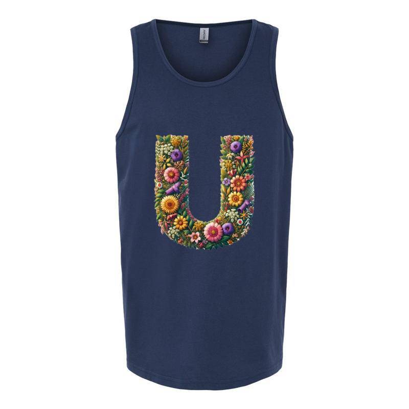 Letter U Tank Top T-Shirt