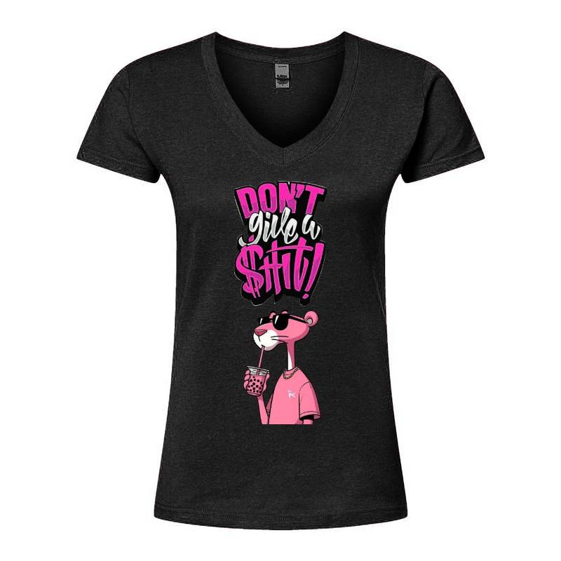 Don't give a shit V-Neck T-Shirt