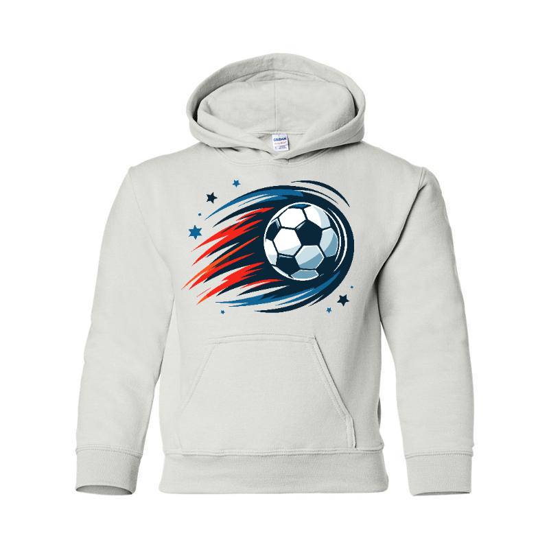 Soccer Ball  Hooded Sweatshirt