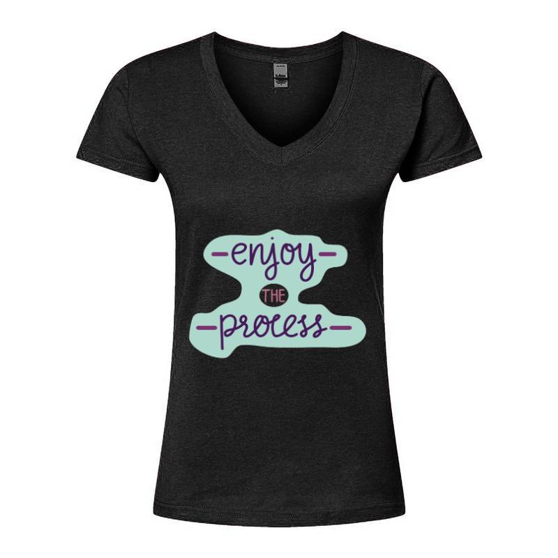 Enjoy the process V-Neck T-Shirt