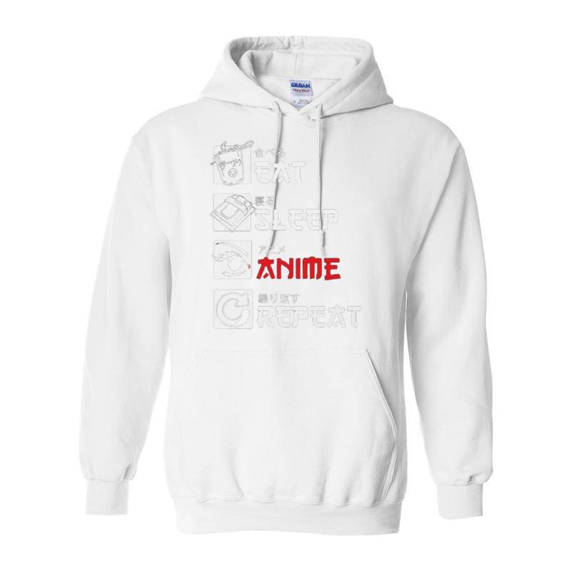 Eat Sleep Anime Repeat Hoodie