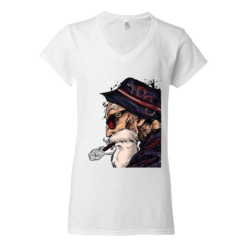 Master Roshi V-Neck T-Shirt
