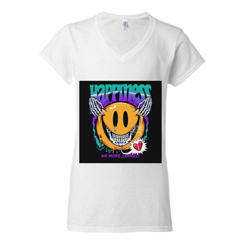 Happiness V-Neck T-Shirt