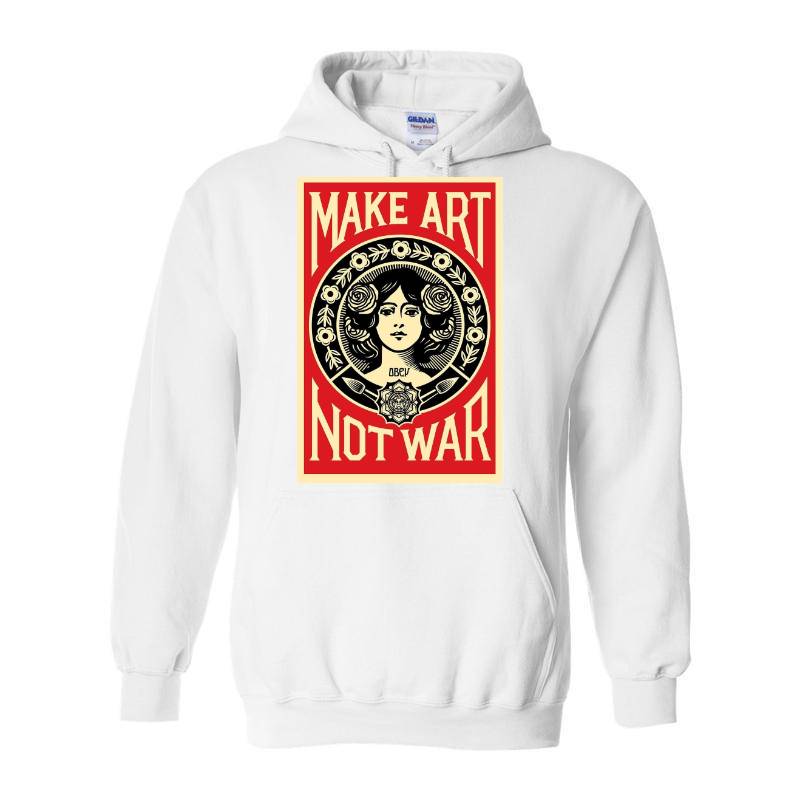 Make Art Not War Hoodie