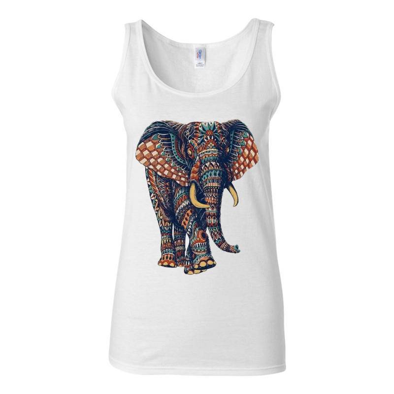 Elephant Tank Top T-Shirt
