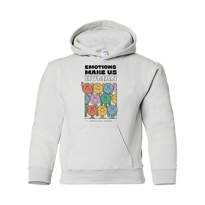 Human emotions Hooded Sweatshirt