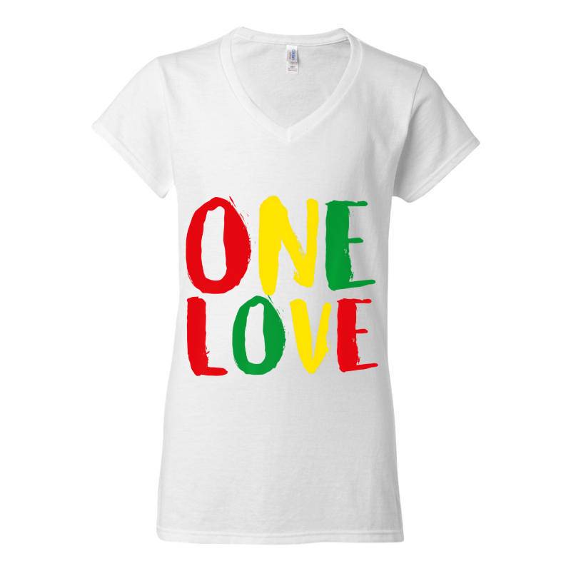 One love V-Neck T-Shirt