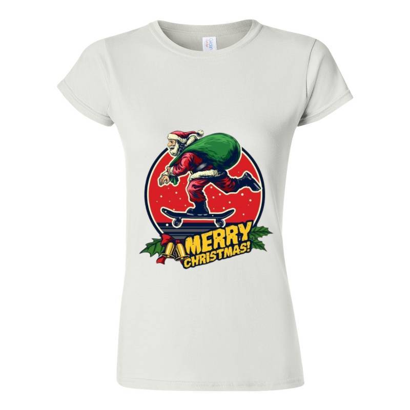 Skate Santa Claus T-Shirt