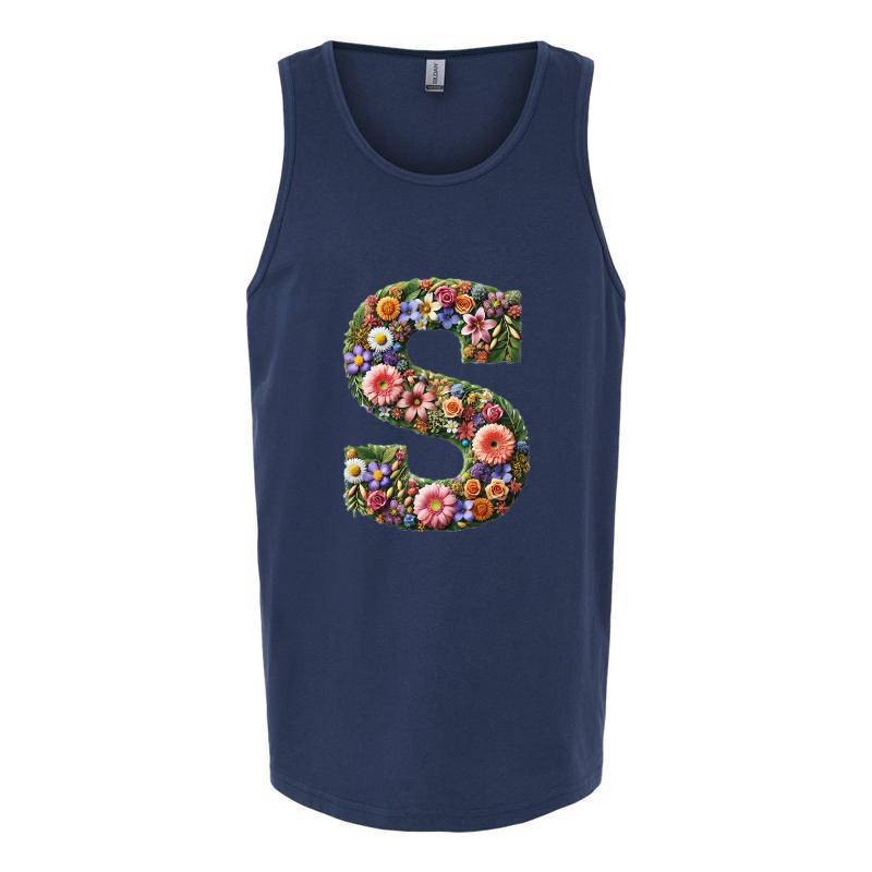 Letter S Tank Top T-Shirt