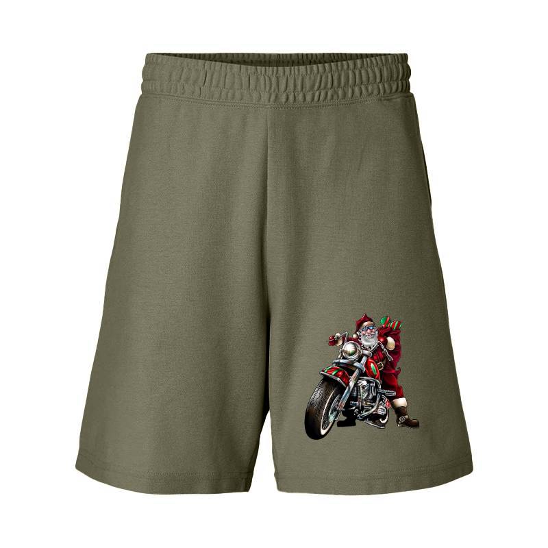 Motorcycle Santa Claus Short