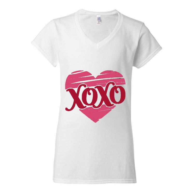 Valentine's Day V-Neck T-Shirt