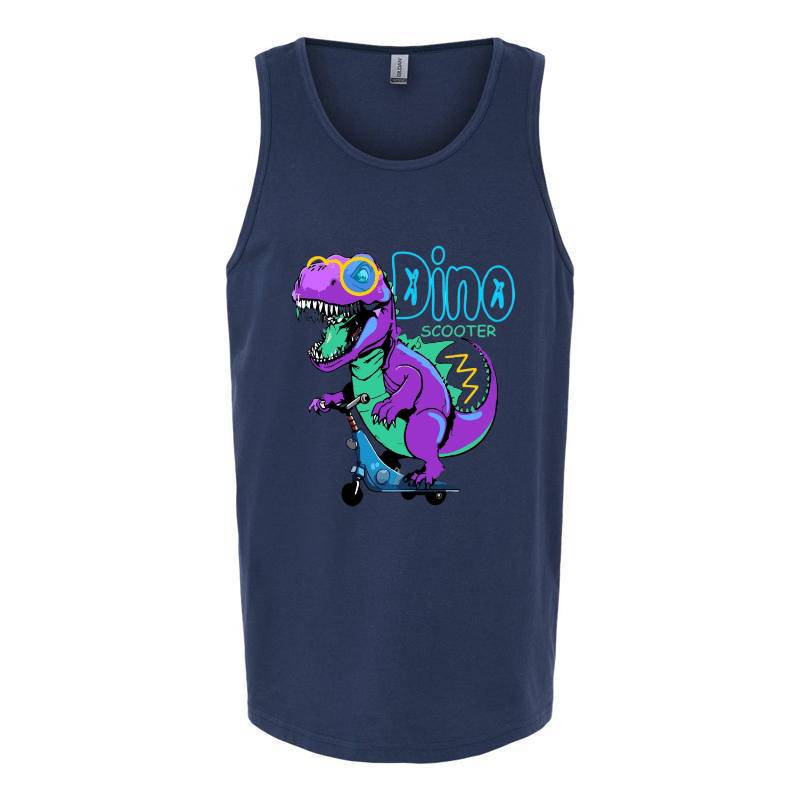 Dino Scooter Tank Top T-Shirt