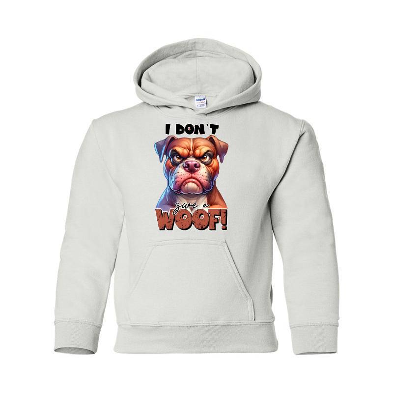I Don't Give A Woof Hooded Sweatshirt