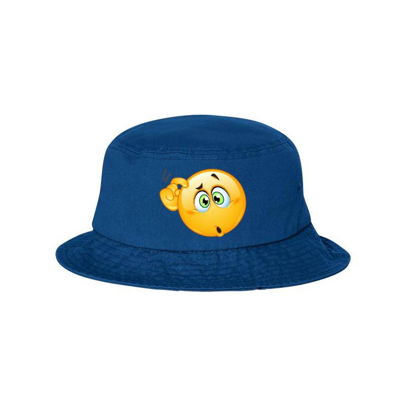 Confused Emoji Bucket Hat