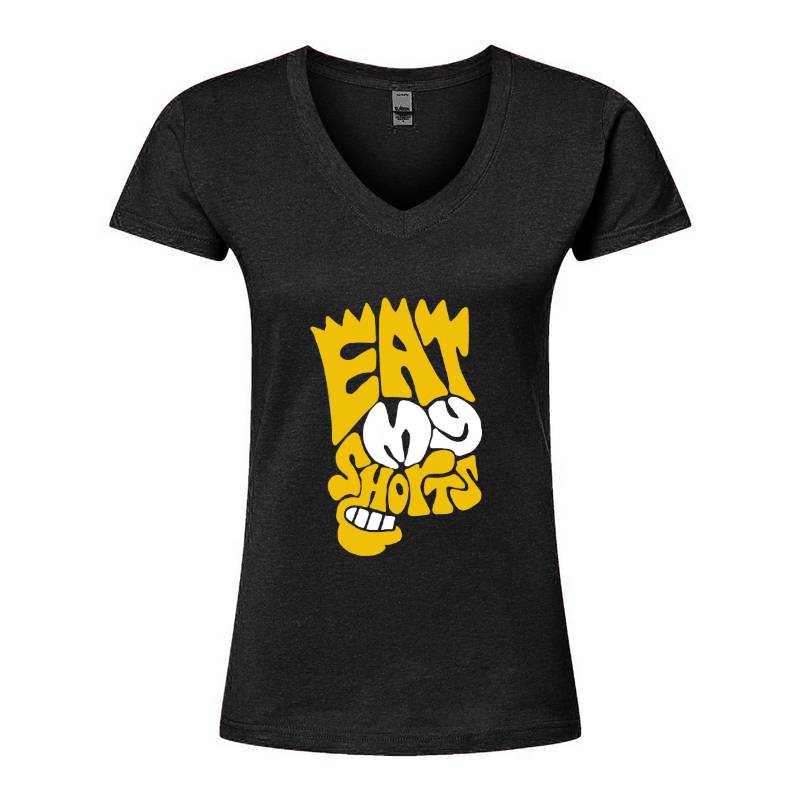 Eat My Shorts V-Neck T-Shirt