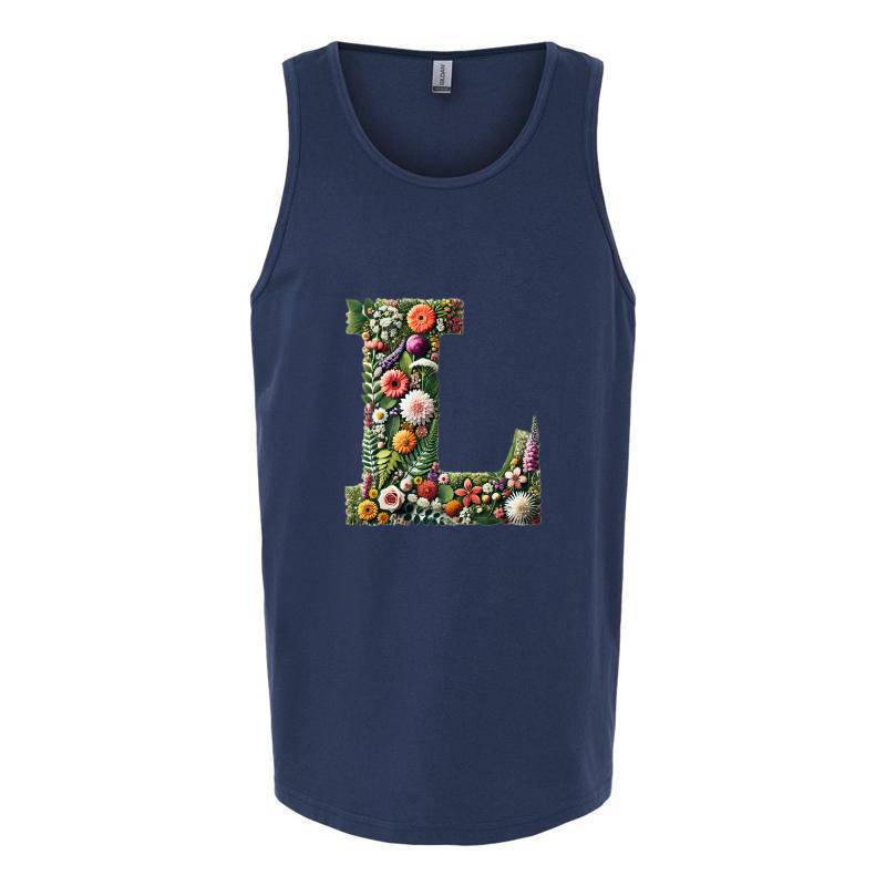Letter L Tank Top T-Shirt