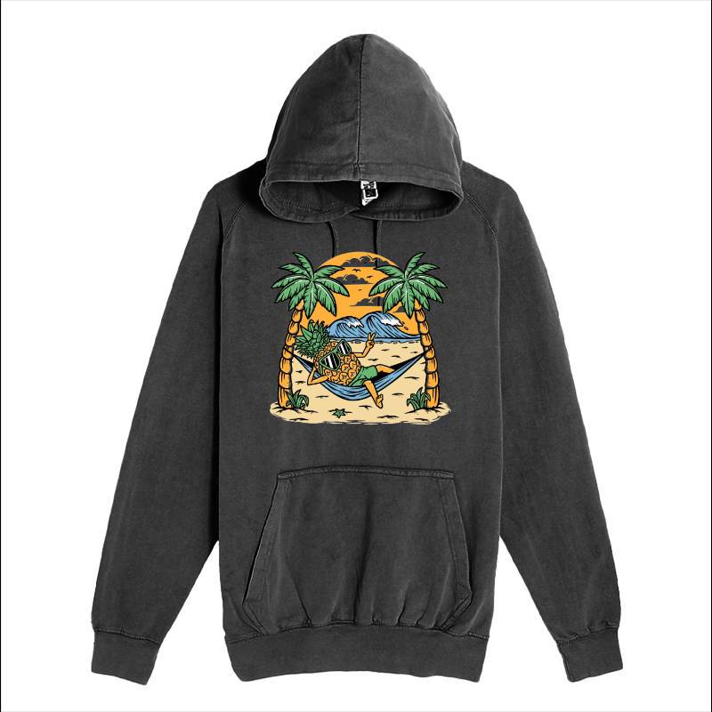 Pineapple on the beach Hoodie