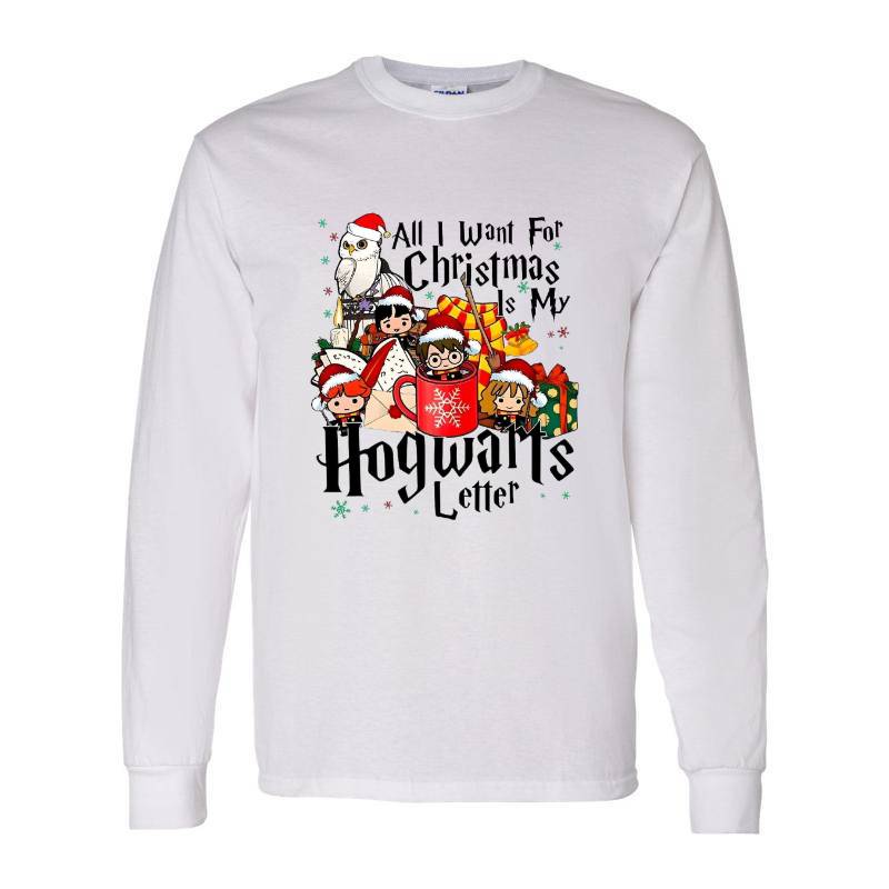 Christmas Hogwarts Long Sleeve Shirt