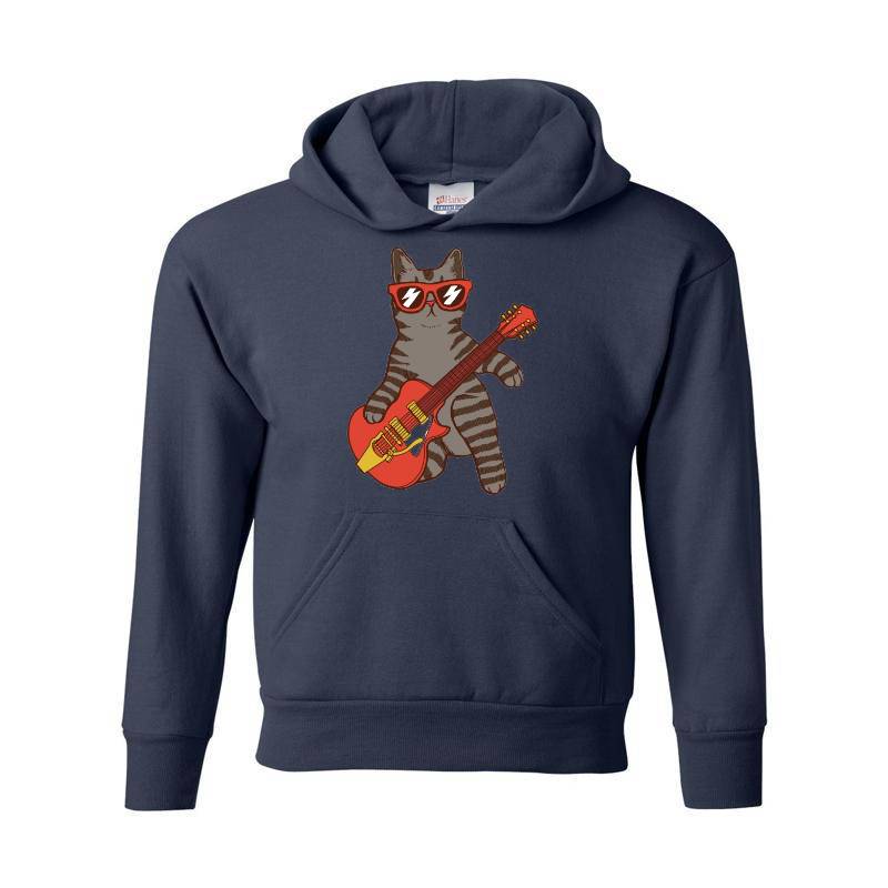 Cat Guitar Hoodie