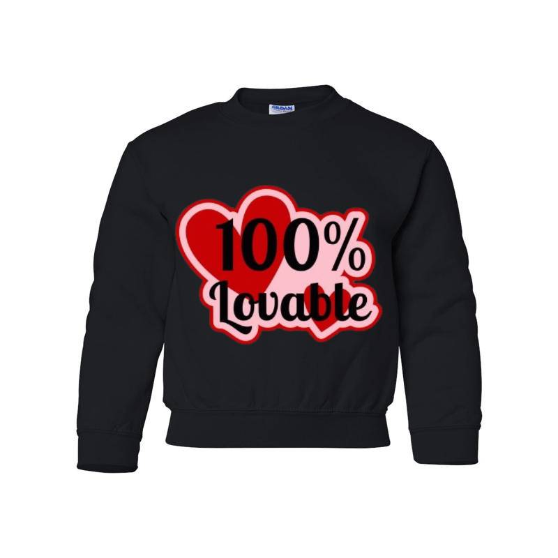 Valentine's Day Youth Crewneck Sweatshirt 