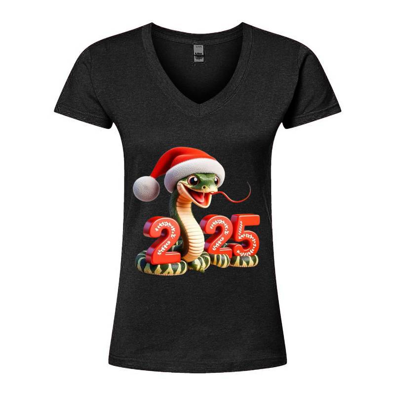 2025 Christmas V-Neck T-Shirt