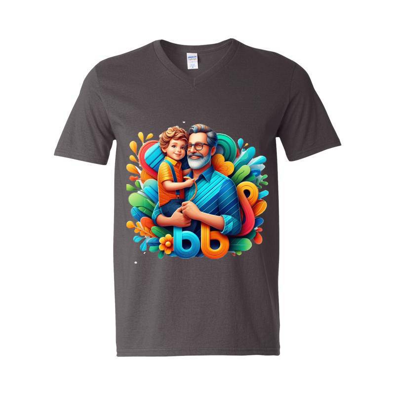 Father And Son V-Neck T-Shirt