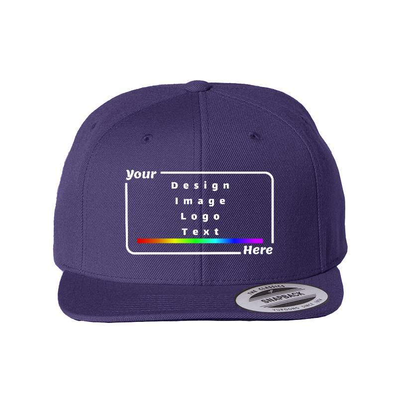 Your Design Here Multi Color Caps Snapback Cap
