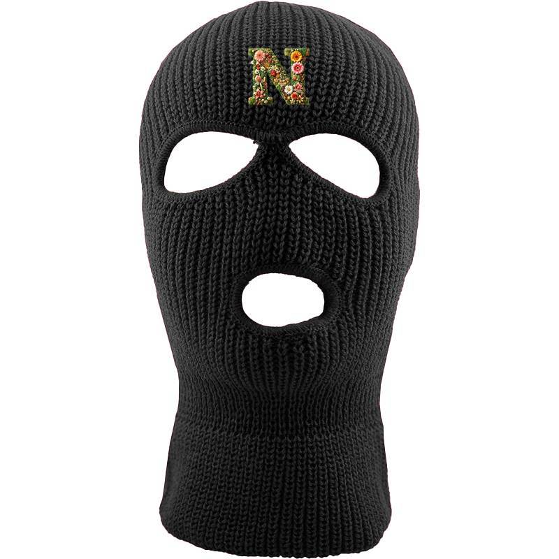 Letter N Three hole mask