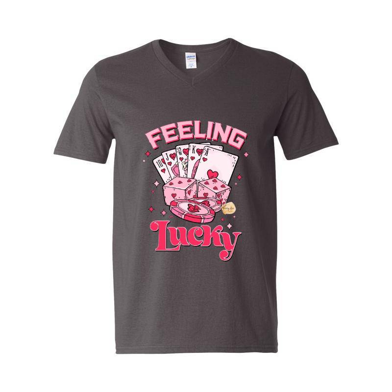 Valentine's Day V-Neck T-Shirt