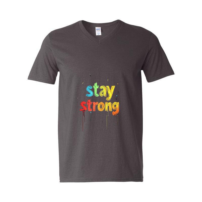 Stay Strong V-Neck T-Shirt