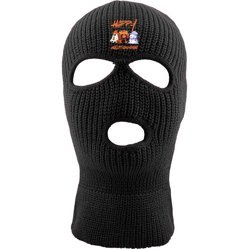 Happy Hallothanks Three hole mask