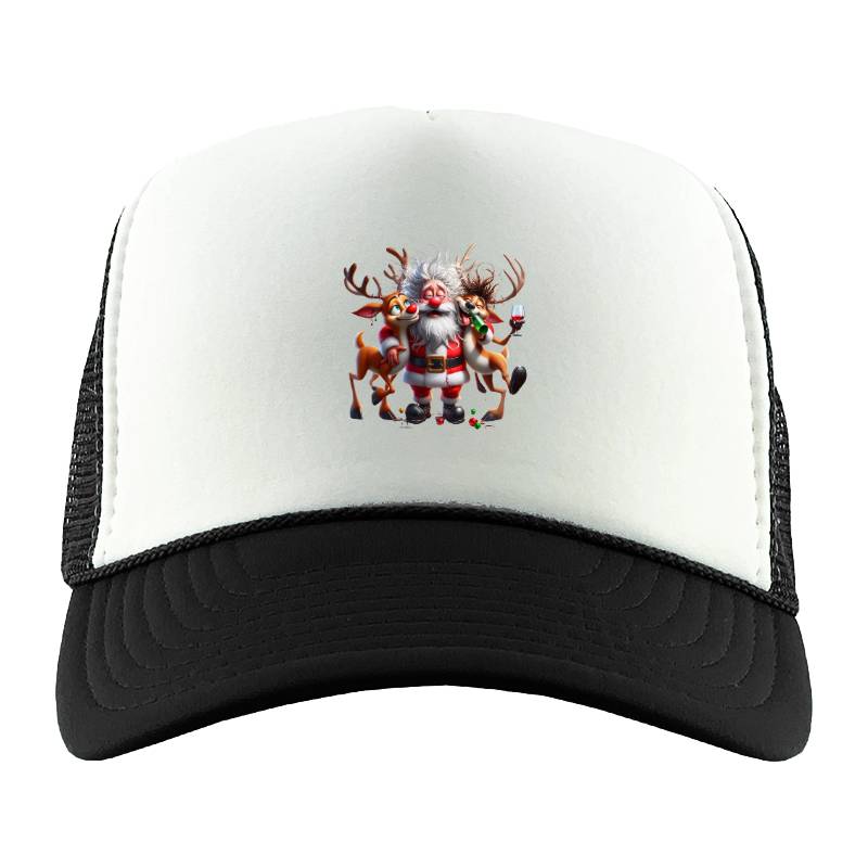Drunk Santa Trucker Hat