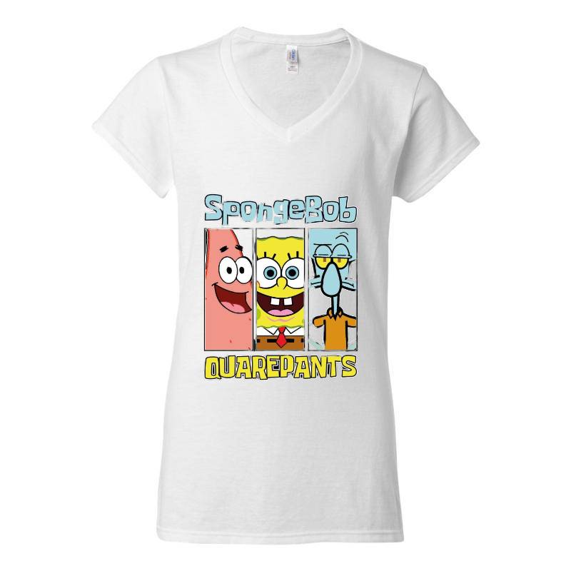 Spongebob V-Neck T-Shirt