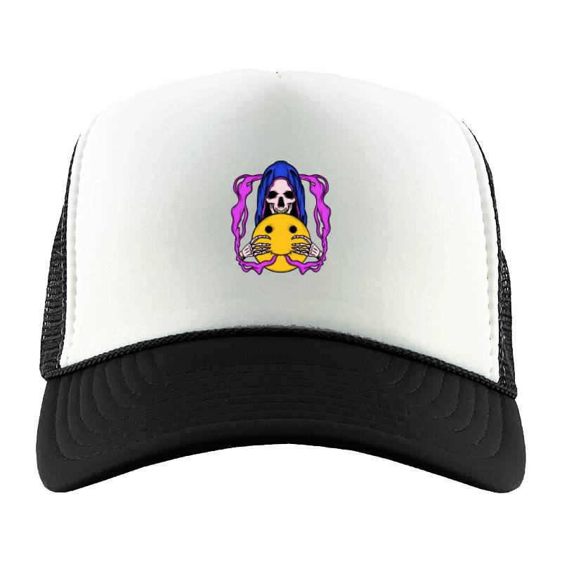 Witch Skull Trucker Hat