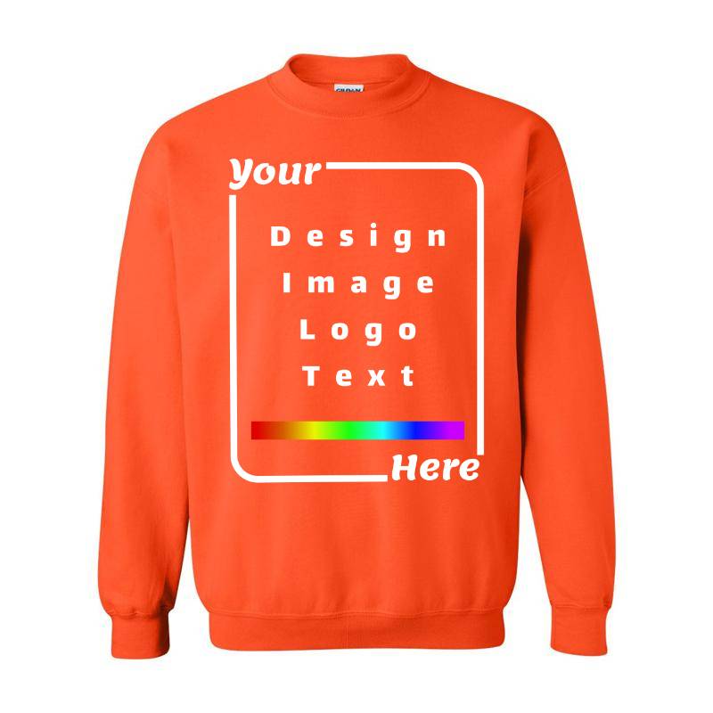 Your Design Here Multi Color Crewneck Sweatshirt 