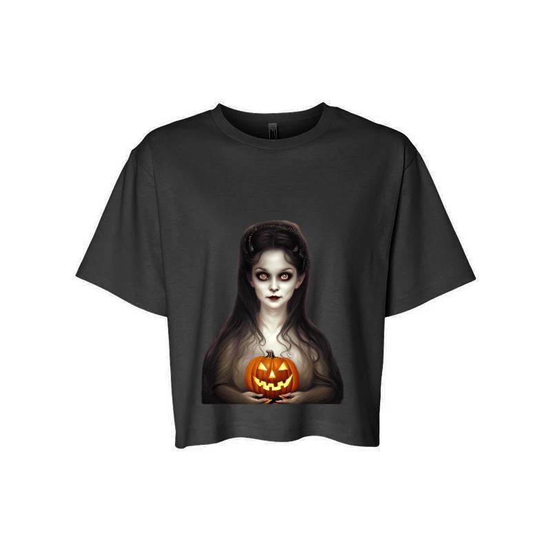 Halloween A Cute Vampire Head Face T-Shirt
