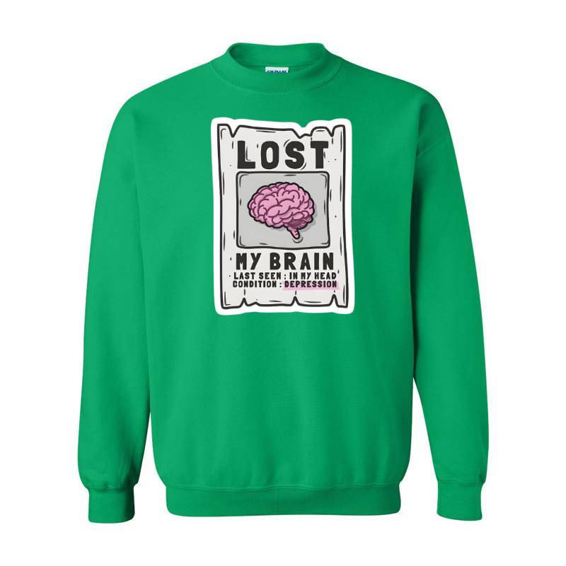Lost My Brain Crewneck Sweatshirt 