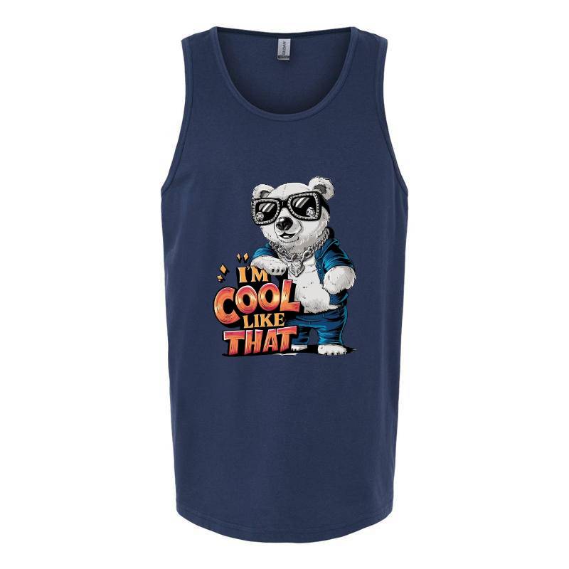 Cool Panda Tank Top T-Shirt