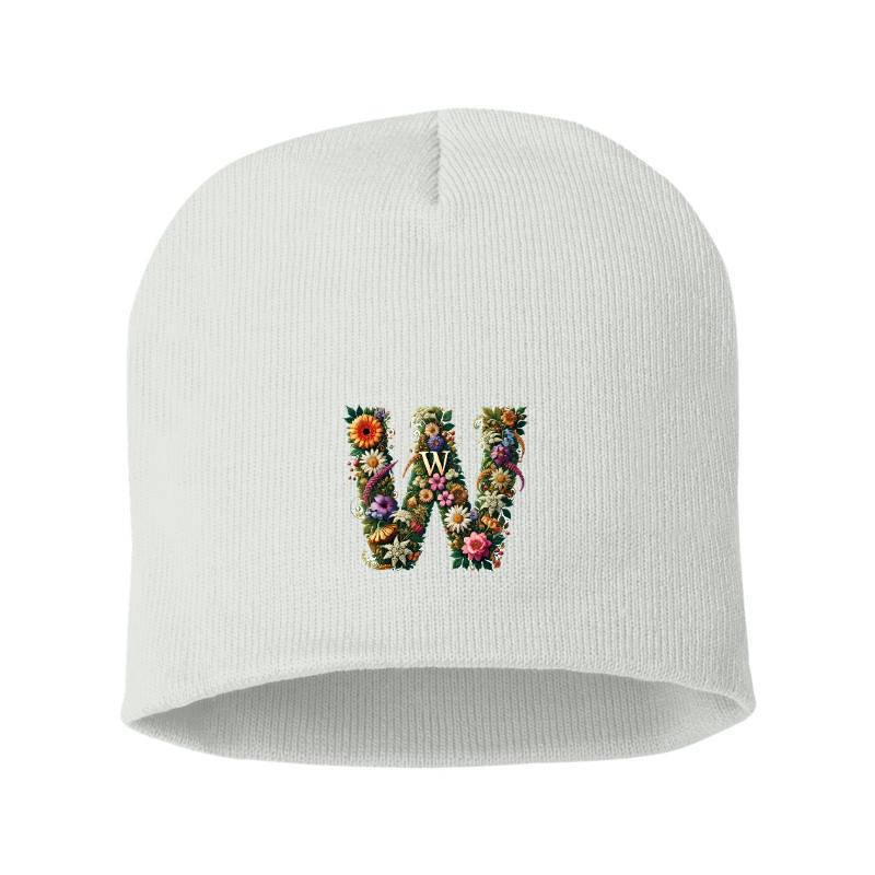 Letter W Beanie