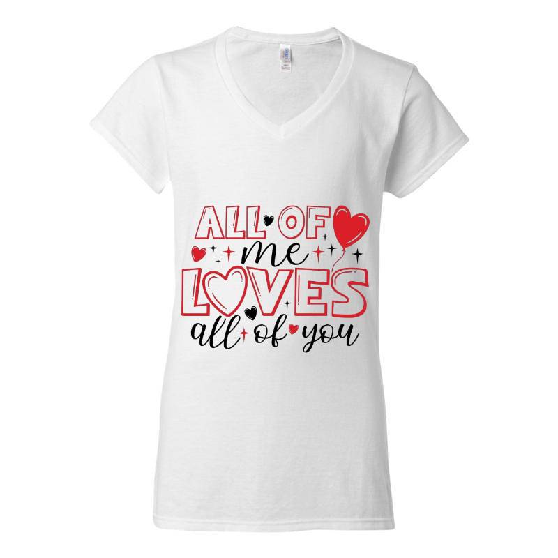Valentine's Day V-Neck T-Shirt