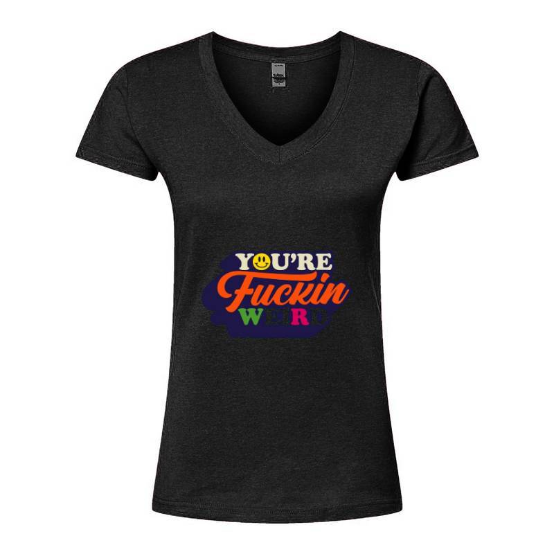 weird V-Neck T-Shirt